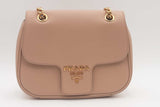 Prada Saffiano Leather Pattina Chain Shoulder Bag Eb0526clrsa