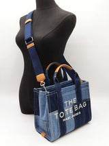 Marc Jacobs The Small Tote Bag In Patchwork Denim Fw0826rxdu