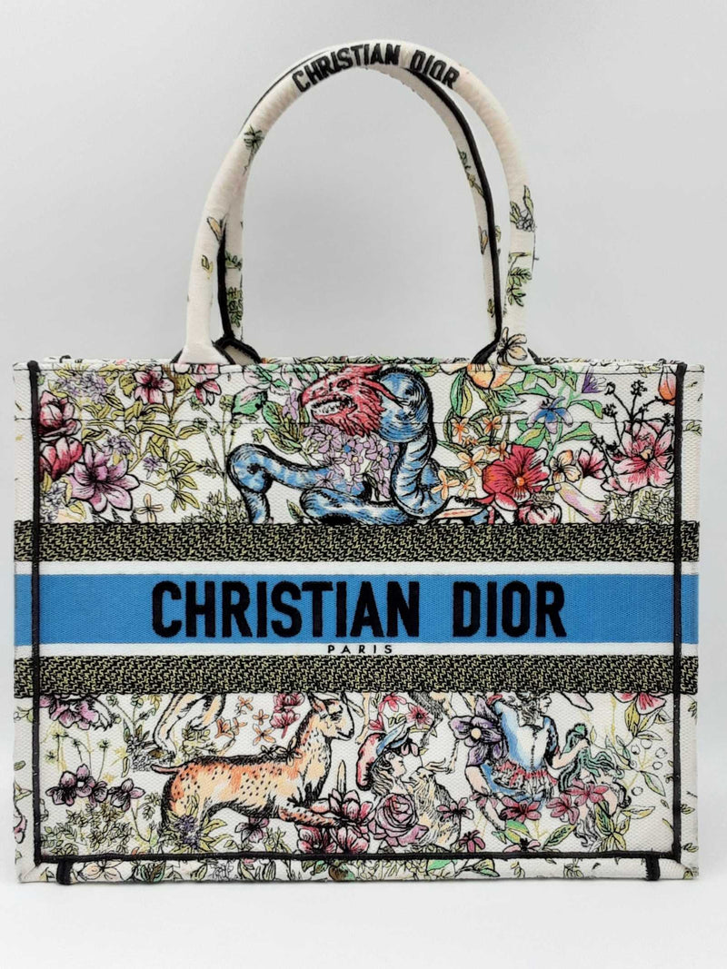 Christian Dior Embroidered Canvas D- Constellation Book Tote Bag Eb0824lxxzdu