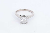 Magic Glo Diamond Solitaire Ring In 14k White Gold 3.8g Size 6.75 Eb0724oxzdu