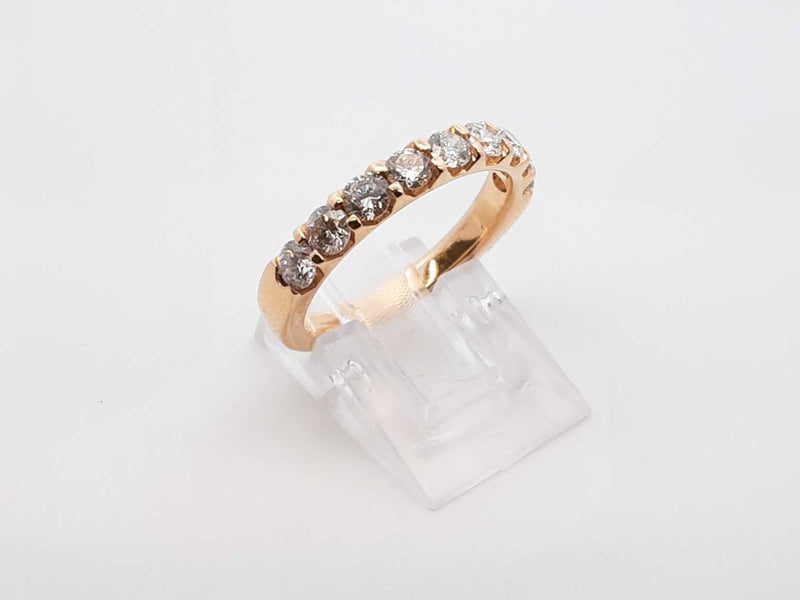 0.90 Cttw Diamond & 14k Yellow Gold Ring 3.8 Grams Size 6.75 Fw0425orxdu