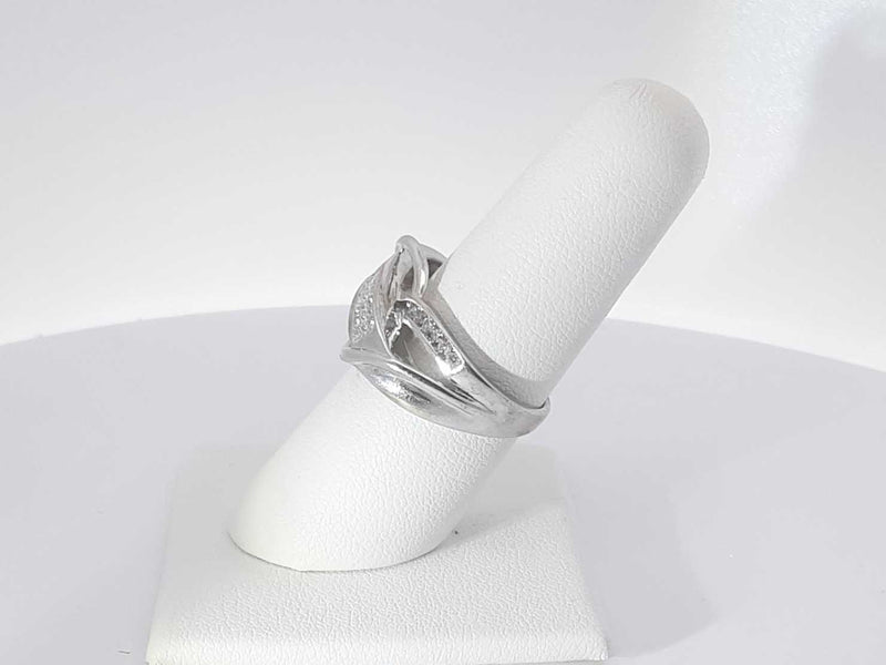 .35 Diamonds 14k White Gold 14k 5.5 Grams Ring Size 7 Sd0625oorsa