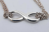 Tiffany & Co. 925 Sterling Silver Infinity Bracelet 3.3 Grams 6 Inch Eb0626crsa