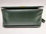 Balenciaga Green Embossed Crocodile Leather B Crossbody Bag Do0624ixzde