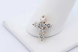 1.25cttw Diamond Cross Pendant In 14k Yellow Gold Grams Eb0826irxde