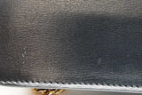 Celine Black Leather Margo Chain Wallet Eb1026ixzde