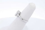 18k White Gold Diamond Cluster Ring 4.3 Grams Size 5 Eb0526rrxde