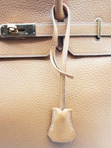 Hermes Birkin 40 Gold Tan Clemence Gold Hardware Handbag Do0424csxzde