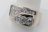 1.15cttw Diamond Ring In 14k Yellow Gold 16.2 Grams Size 9 Eb1026llxzsa