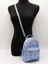 Mcm Visetos Mini Stark Bebe Boo Visetos Coated Canvas Backpack Fw1025orzdu