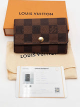 Louis Vuitton Damier Ebene 6 Key Holder Eb0926lxzsa
