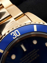 Rolex Submariner Date 40mm Watch In 18k Yellow Gold 170 Grams Fw0824lexzxdu