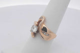 0.60ctw Diamond Ring In 14k Yellow Gold 6.7 Grams Size 6.75 Eb0825rzxsa