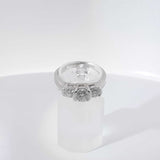 1.20ctw Diamond 14k White Gold 4.9 Grams Ring Size 8 Sd0625szxsa