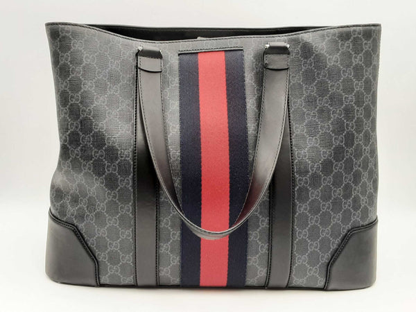 Gucci Gg Supreme Monogram Web Tote Hs0724wrxsa