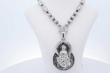 99% Platinum Necklace & 95% Platinum Pendant 73.7 Grams 24 Inch Eb0626wrxzde