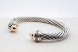 David Yurman Classic Cable Bracelet In Sterling 44.5 Grams 7 Inch Fw1025rxzdu