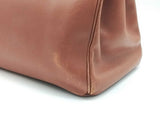Hermes Birkin 35 Brown Courneval Gold Hardware Handbag Vc0126srzxmia