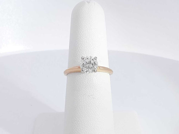 0.98 Cttw Diamond 14k Yellow Gold Solitaire Ring 2.3 Grams Size 6 Aa0626lzxzsa