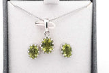 Set Of 5 Gemstone Ensemble Sets In Sterling Silver Eb0925crsa