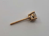 1.10 Cttw Diamond & 18k Yellow Gold Solitaire Stud Earrings 1.5g Fw0726llxzdu