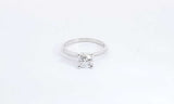 14k White Gold Lab Grown Diamond Solitaire Ring Size 7.5 Ebpcedu 144020004853