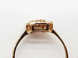 0.54 Cttw Natural Diamonds 18k Yellow Gold Ring Size 6.5 Do1125pxzde