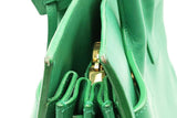 Yves Saint Laurent Green Leather Sac De Jour Tote Bag Eb0626rxzsa