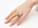 5.52 Cttw Diamond & 14k Gold Anniversary Stack 12.5 Grams Size 6.5 Fw0925lrzxdu