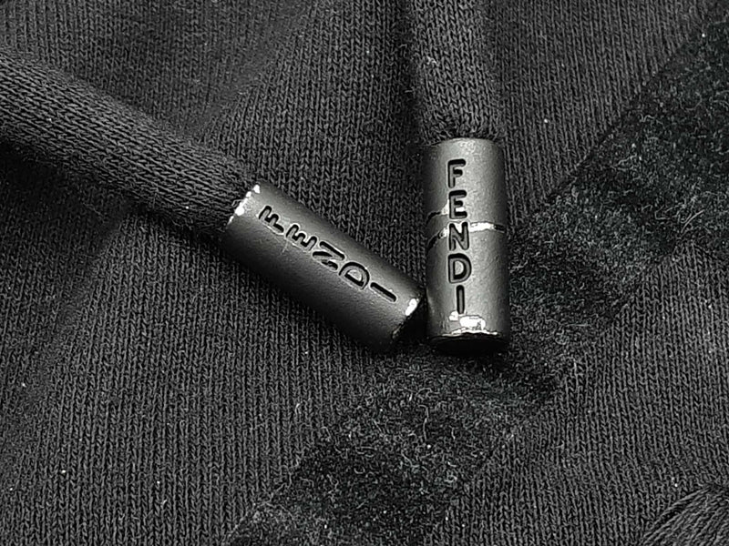Fendi O Lock Chain Black Hoodie Sweater Size Xxxl Do0325sxzde