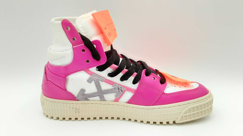 Off White Virgil Abloh Off Court 3.0 High Top Sneakers Size 36  Fw1124crdu