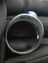 Star Sapphire, Diamond, & 10k White Gold Statement Ring 13.8 Grams Size 10.75 Fw0526crrdu
