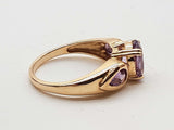 Purple Amethyst 14k Yellow Gold 2.9g Ring Size 6 Do0326olrde