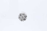 1.05cttw Diamond Single Stud Screwback Earrings 14k White Gold 1.2g Eb0826prxde