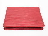 Louis Vuitton Couverture Passeport Red Epi Leather Card Holder Do1024loxde