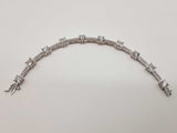 10.0 Cttw Lab Grown Diamonds 14k Wg 22.1g Tennis Bracelet 7.25 In Do0526ocrrde