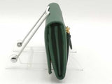 Prada Saffino Leather Continental Green Wallet Aa0826ozxsa