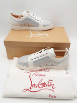 Christian Louboutin Junior Strass Flat Sneakers Size 41.5 Eb0426worsa