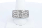 14k White Gold 4.68ctw Diamond Eternity Band Size 10.5 Eb0424wxxzdu