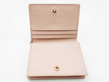 Christian Dior Lady Dior Gardenia Wallet In Pink Cannage Lambskin Fw0626lrxdu
