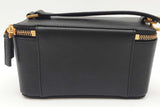 Valentino Garavani Vlogo Black Leather Vanity Case Eb1025oxzde