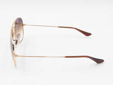 Ray-ban Aviator Large Gold-tone Sunglasses With Brown Gradient Lenses Fw0626rzdu