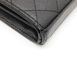 Yves Saint Laurent Caviar Envelope Black Bag Sd0526crzdu