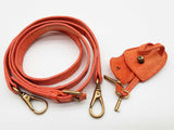 Ralph Lauren Soft Ricky Orange Alligator Leather Handbag Do0526oxzxde