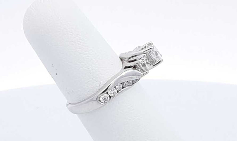 14k White Gold 0.85ctw Diamond Ring Size 5.5, 4.7 Grams Eboexdu 144030007131