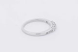 0.19cttw Diamond Ring In 14k White Gold 2.4 Grams Size 7.25 Eb0326lixsa