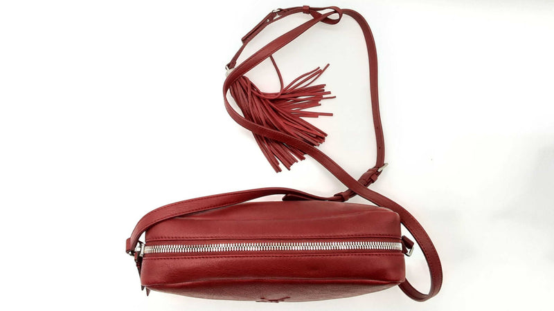 Yves Saint Laurent Lipstick Red Small Lou Crossbody Lh1024pxzde