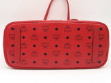 Mcm Reversible Liz Tote Red With Pochette Handbag Aa1225orzsa