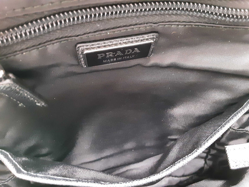 Prada Black Re-nylon Saffiano Leather Sling Bag Do1024exzde