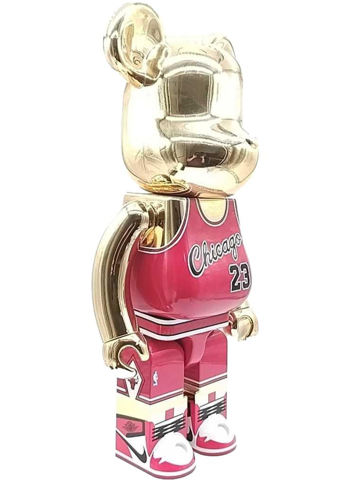 Medicom Toy Bearbrick Michael Jordan 1985 Rookie Jersey 1000% Gold Medicom Toy Bearbrick Michael Jordan 1985 Rookie Jersey 1000% Gold